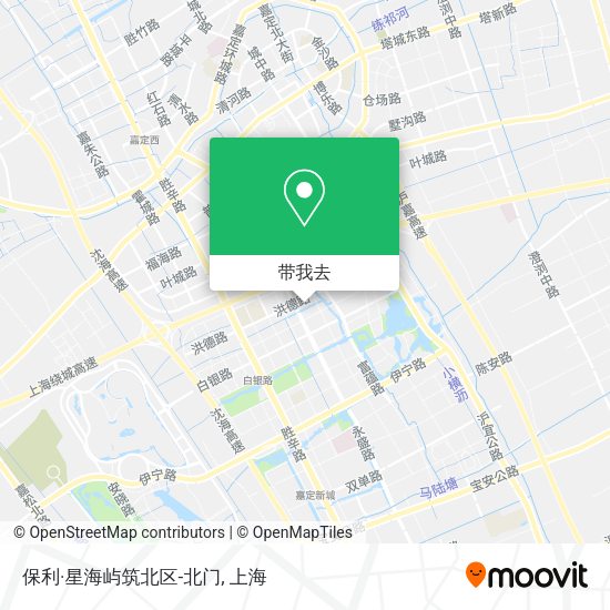 保利·星海屿筑北区-北门地图