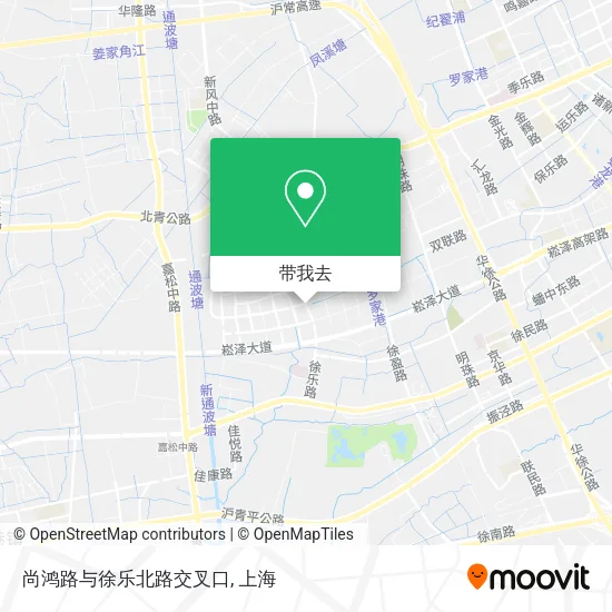 尚鸿路与徐乐北路交叉口地图