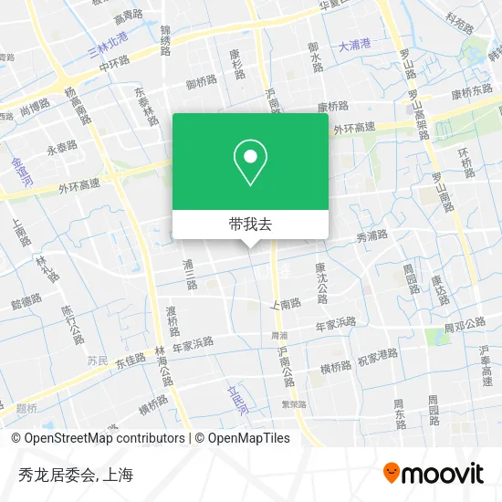 秀龙居委会地图
