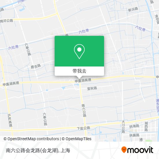 南六公路会龙路(会龙湖)地图