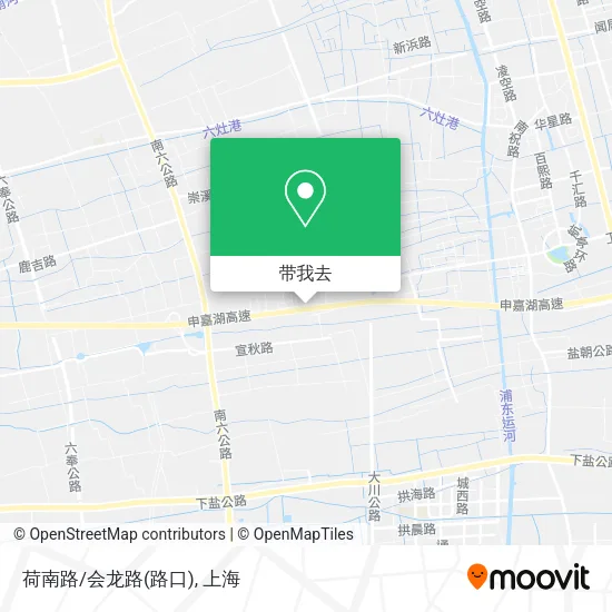 荷南路/会龙路(路口)地图