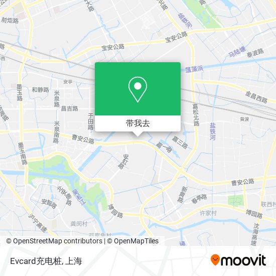 Evcard充电桩地图