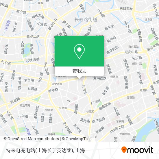 特来电充电站(上海长宁英达莱)地图
