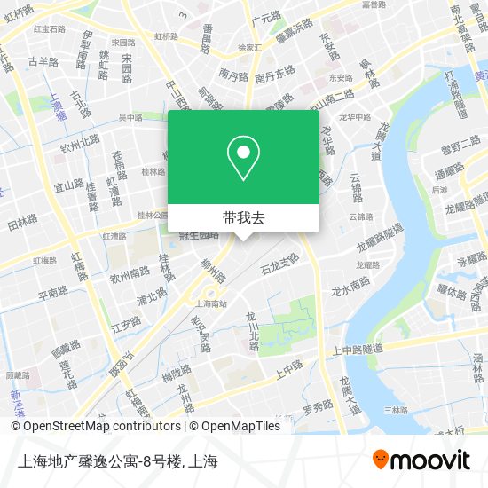 上海地产馨逸公寓-8号楼地图