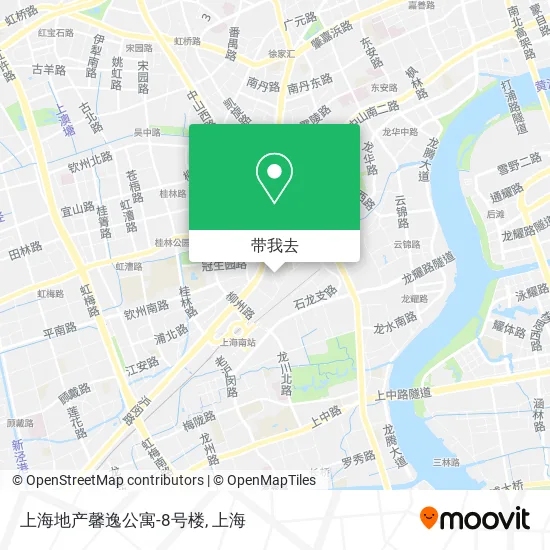 上海地产馨逸公寓-8号楼地图