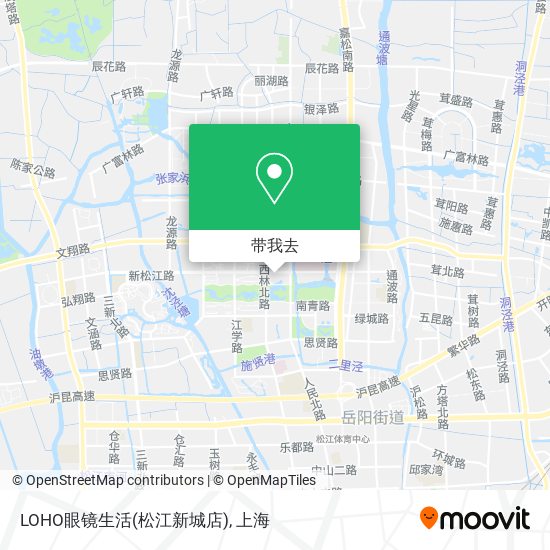 LOHO眼镜生活(松江新城店)地图