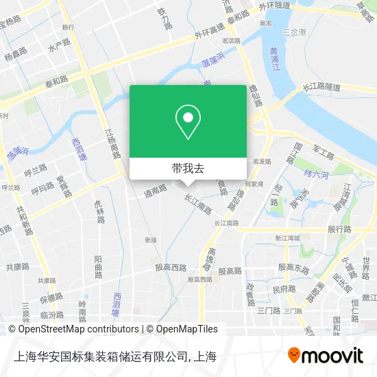 上海华安国标集装箱储运有限公司地图
