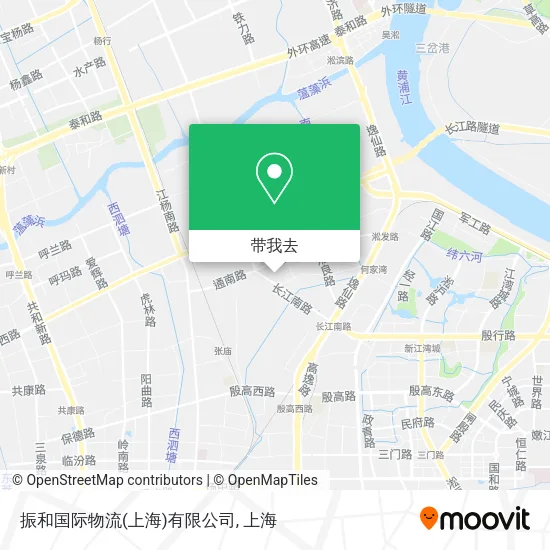 振和国际物流(上海)有限公司地图