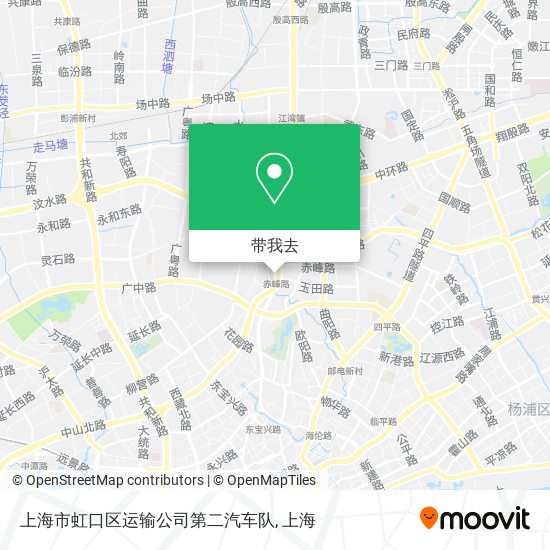 上海市虹口区运输公司第二汽车队地图