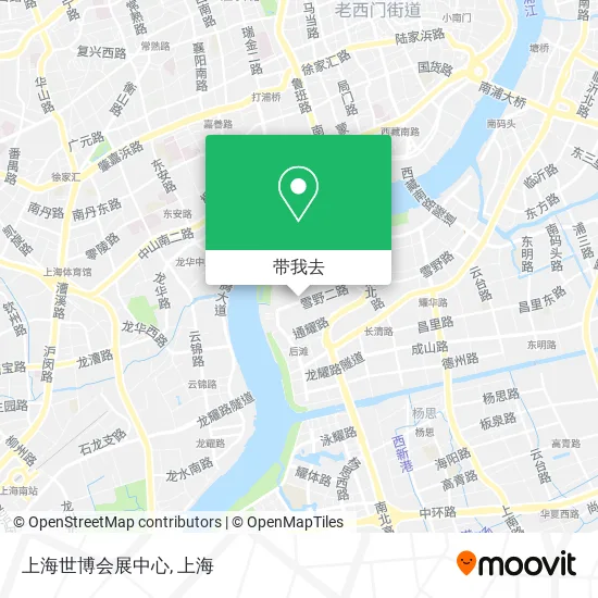 上海世博会展中心地图