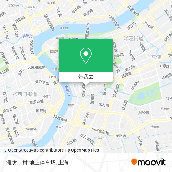 潍坊二村-地上停车场地图