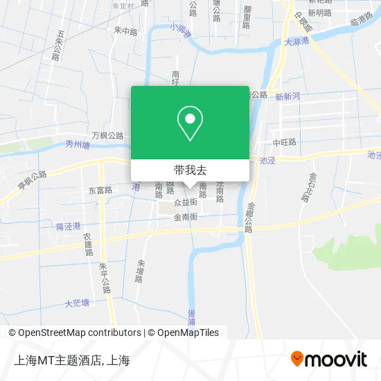 上海MT主题酒店地图