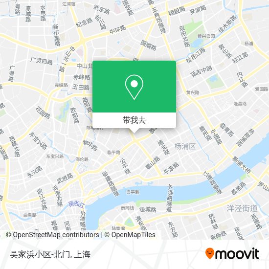 吴家浜小区-北门地图