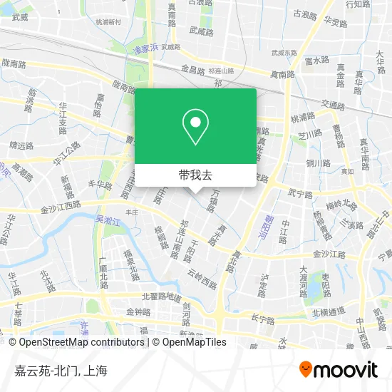 嘉云苑-北门地图