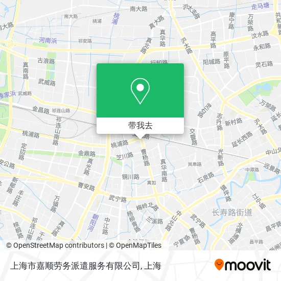 上海市嘉顺劳务派遣服务有限公司地图