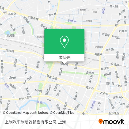 上制汽车制动器销售有限公司地图