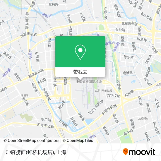 珅府捞面(虹桥机场店)地图
