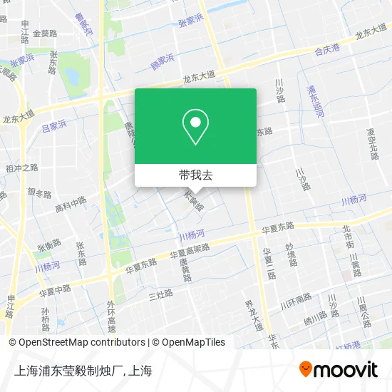 上海浦东莹毅制烛厂地图