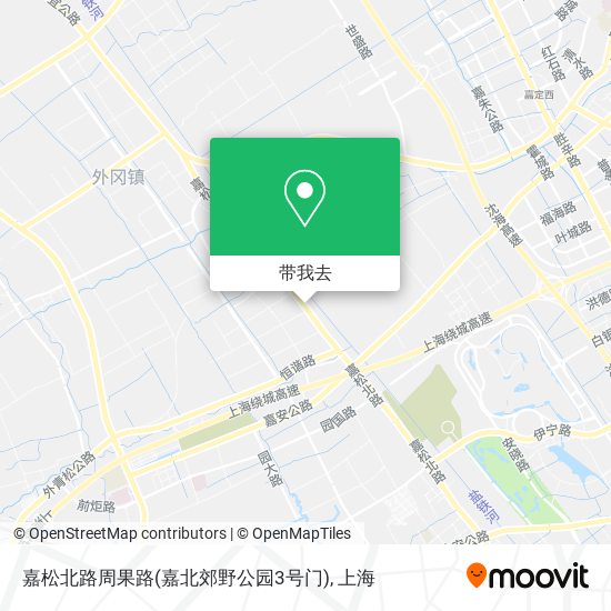 嘉松北路周果路(嘉北郊野公园3号门)地图