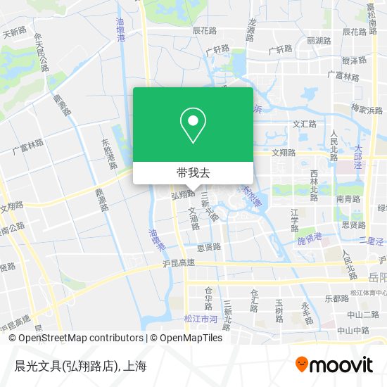 晨光文具(弘翔路店)地图