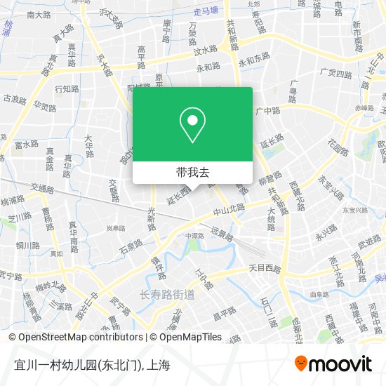 宜川一村幼儿园(东北门)地图