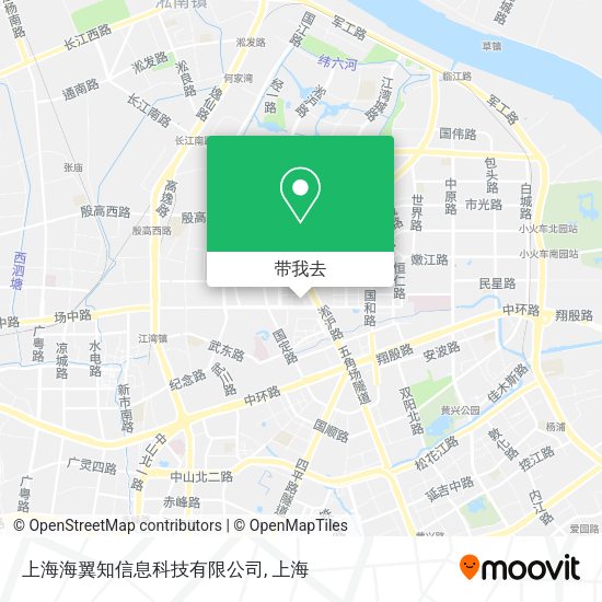 上海海翼知信息科技有限公司地图