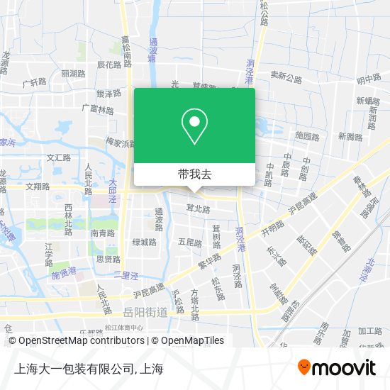 上海大一包装有限公司地图
