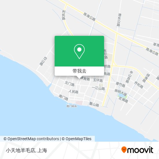 小天地羊毛店地图