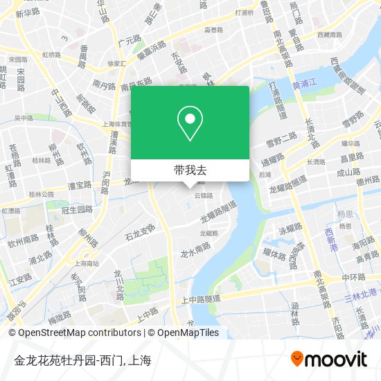 金龙花苑牡丹园-西门地图