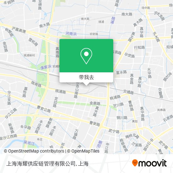 上海海耀供应链管理有限公司地图