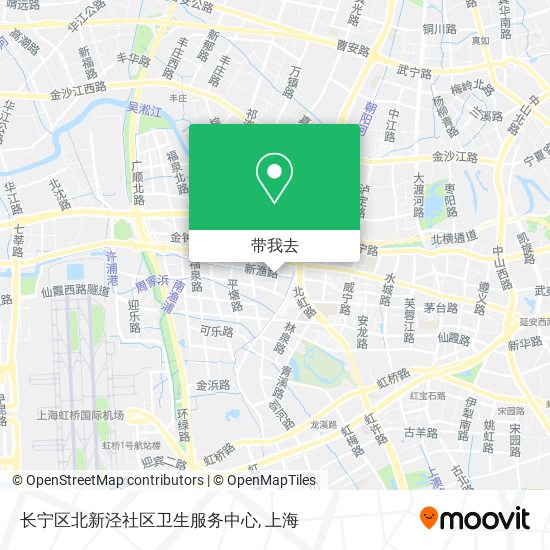 长宁区北新泾社区卫生服务中心地图