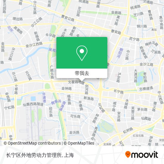 长宁区外地劳动力管理所地图
