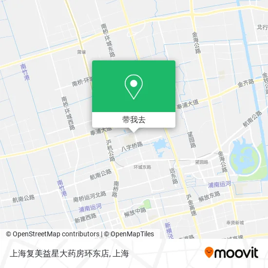 上海复美益星大药房环东店地图