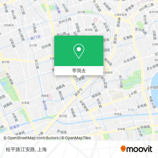 桂平路江安路地图