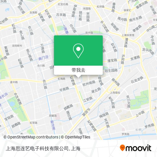 上海思连艺电子科技有限公司地图