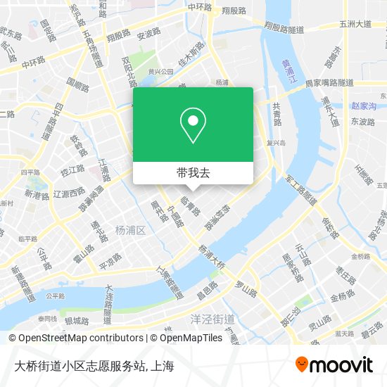 大桥街道小区志愿服务站地图