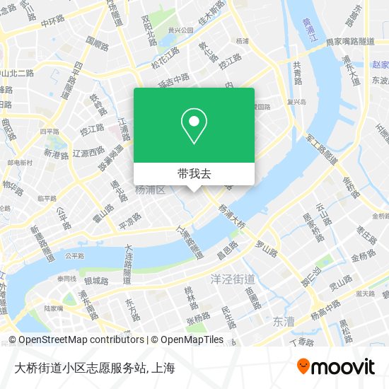 大桥街道小区志愿服务站地图