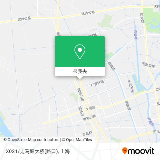 X021/走马塘大桥(路口)地图