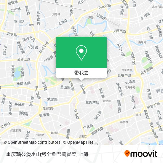 重庆鸡公煲巫山烤全鱼巴蜀冒菜地图