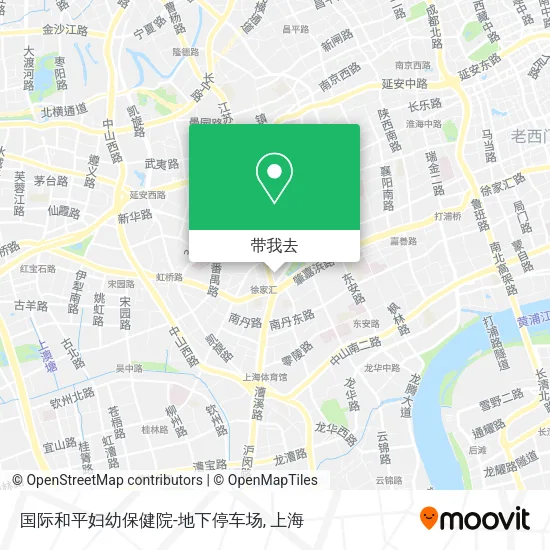 国际和平妇幼保健院-地下停车场地图