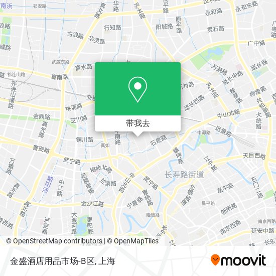 金盛酒店用品市场-B区地图