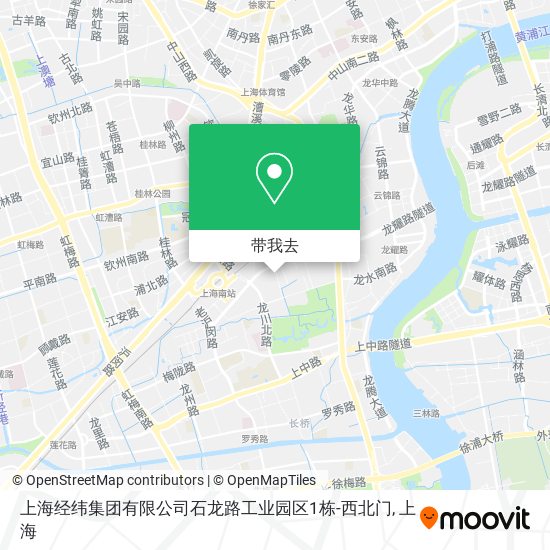 上海经纬集团有限公司石龙路工业园区1栋-西北门地图