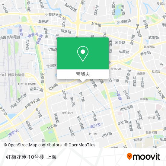 虹梅花苑-10号楼地图