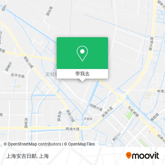 上海安吉日邮地图