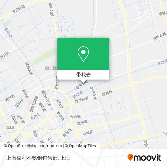 上海嘉利不锈钢销售部地图