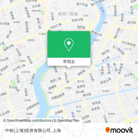 中铁(上海)投资有限公司地图