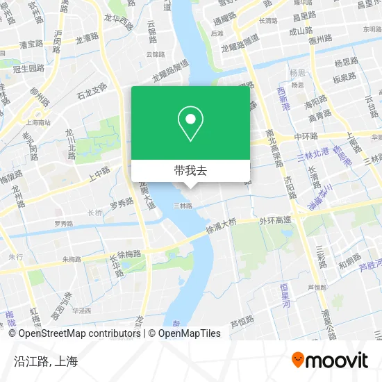 沿江路地图