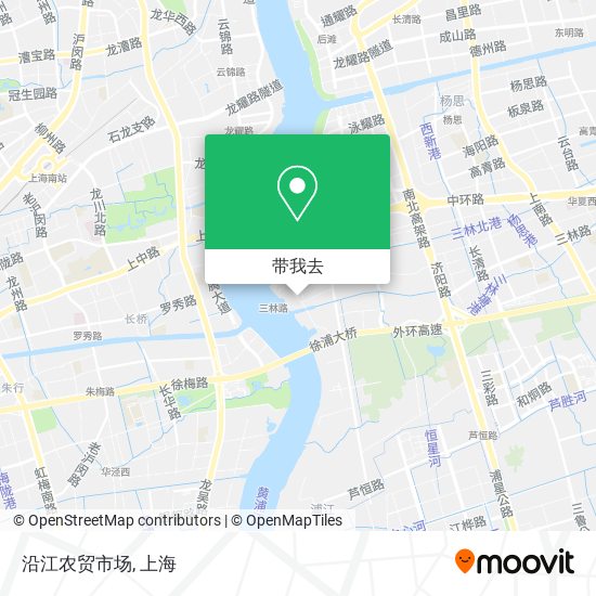 沿江农贸市场地图