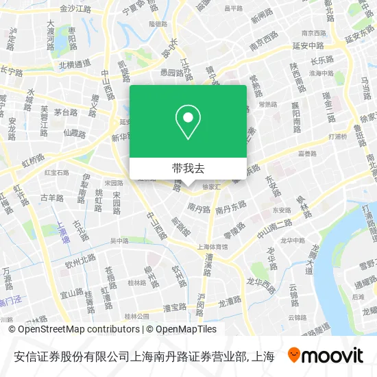 安信证券股份有限公司上海南丹路证券营业部地图