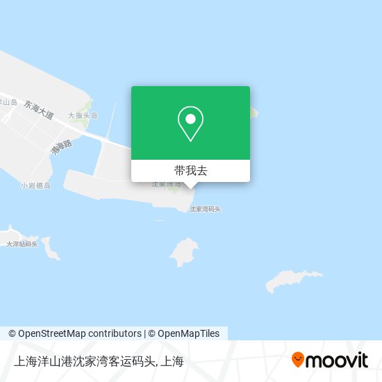 上海洋山港沈家湾客运码头地图